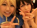 有名コスプレイヤー 月に一度の危険日中出し大オフ会 ひなの・あんり・かのん