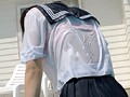 妄想女子校生 濡れて透ける制服