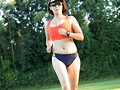 トライアスロン歴 SWIM23年、BIKE15年、RUN18年 鍛えられた下半身！豊満Icup！現役人妻アスリートAVデビュー 水元恵梨香