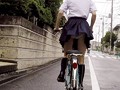 天使の盗撮 チャリ通JK追いまわし痴漢