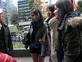 おまんまんゆるゆるギャルズナンパ2 初対面だけど瞬く間におち○ぽがずるり！アヘ顔晒してまん汁ジャジャ漏れで「んほぉ！おち○ぽ気持ちいィィィィ！」ってナニコレ？