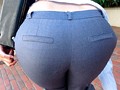 東京街角盗撮2 OLパンツスーツのむっちむちお尻