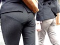 東京街角盗撮3 OLパンツスーツのむっちむちお尻