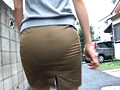 THE 尾行 ついつい後を追いたくなる透け透けパンティーライン娘！