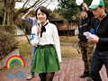 ショートカット新人女子アナに巨根スタッフが視聴率UP目的で媚薬注入！催淫オナニーでイキ崩れ野外乱交SEXした現場を生中継！！ 向井藍